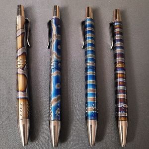 flamed ti multi color, black ink, brand new